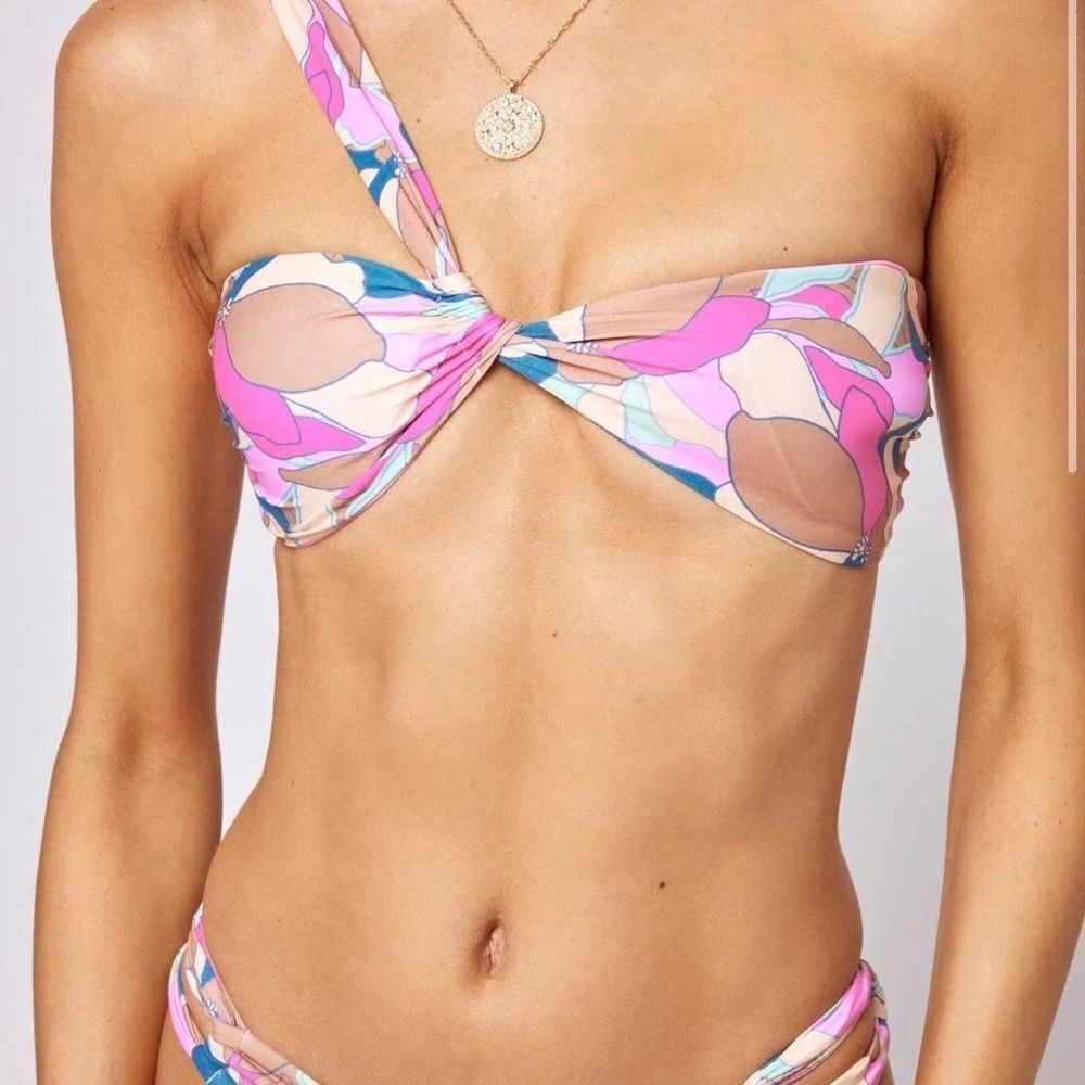 NEW L*Space Eco Chic Mick Bikini Top XS
